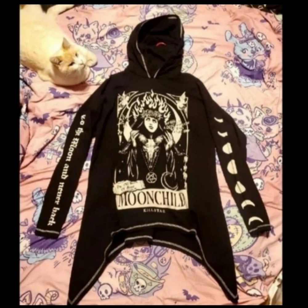 Killstar Moon Child Witch Goddess Hoodie Hot Topic Dollskill Widow Sourpuss